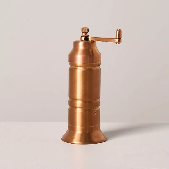 Short Salt and Pepper Crank Grinder Copper Finish - Hearth & Hand™ with Magnolia - Picture 1 of 6